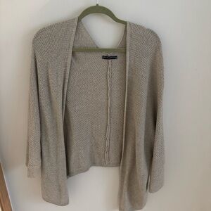 Brandy Melville Light Beige Open Cardigan